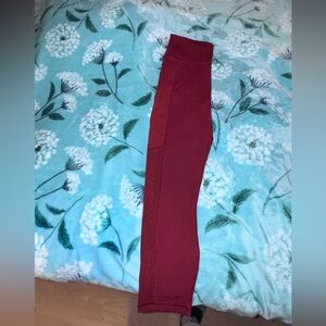 Red Fabretics  Leggings